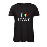 Damen T-Shirt I LOVE ITALY