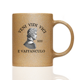 Tasse Glitzer Veni, Vidi, Vici....