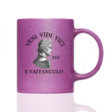 Tasse Glitzer Veni, Vidi, Vici....