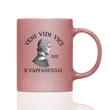 Tasse Glitzer Veni, Vidi, Vici....