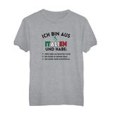Herren T-Shirt ICH BIN AUS ITALIEN