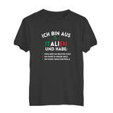 Herren T-Shirt ICH BIN AUS ITALIEN