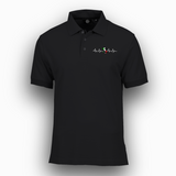 HERREN POLOSHIRT HERZSCHLAG STIEFEL