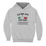 Hoodie Unisex ICH BIN AUS ITALIEN