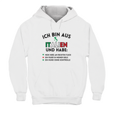 Hoodie Unisex ICH BIN AUS ITALIEN