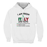 Hoodie Unisex I M FROM ITALY