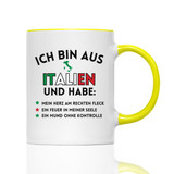 Tasse ICH BIN AUS ITALIEN