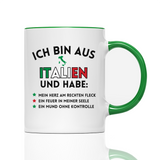 Tasse ICH BIN AUS ITALIEN