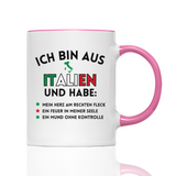 Tasse ICH BIN AUS ITALIEN