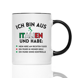 Tasse ICH BIN AUS ITALIEN