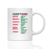 Tasse Italienisch für Anfänge