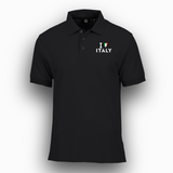 HERREN POLOSHIRT I LOVE ITALY