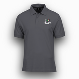 HERREN POLOSHIRT I LOVE ITALY