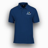 HERREN POLOSHIRT I LOVE ITALY