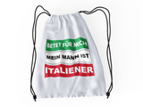 Rucksack Betet für mich mein Mann ist Italiener