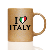 Tasse Glitzer I LOVE ITALY