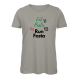 Damen T-Shirt EAT PASTA RUN FASTA