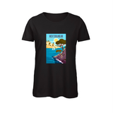 Damen T-Shirt Art Mediterranean