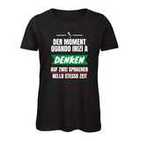 Damen T-Shirt Zwei Sprachen
