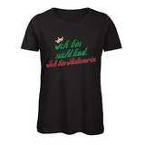 Damen T-Shirt Ich bin nicht laut ich bin Italienerin