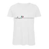 Damen T-Shirt I Love Italy