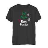 Kinder T-Shirt EAT PASTA RUN FASTA