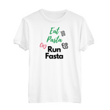 Herren T-Shirt EAT PASTA RUN FASTA