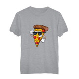 Kinder T-Shirt sunglasses pizza