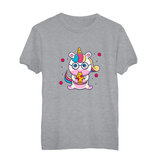 Kinder T-Shirt UNICORN glass