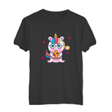 Kinder T-Shirt UNICORN glass