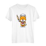 Kinder T-Shirt chef cat