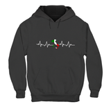 Hoodie Unisex Herzschlag Stiefel