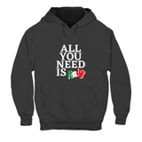 Hoodie Unisex All i need is Italy