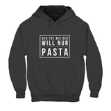 Hoodie Unisex Der tut nix der will nur Pasta