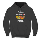 Hoodie Unisex I LOVE PIZZA