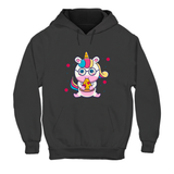 Hoodie Unisex Unicorn Glass