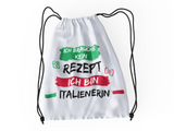 Rucksack Ich brauche kein Rezept