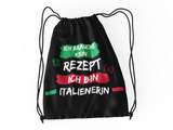 Rucksack Ich brauche kein Rezept