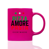 Tasse Neon pizza pasta amore