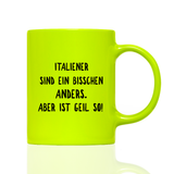 Tasse Neon Ein bisschen anders