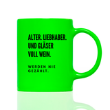 Tasse Neon Werden nie gezählt