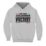 Hoodie Unisex Ich bin Italienerin