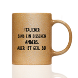 Tasse Glitzer Ein bisschen anders