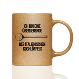 Tasse Glitzer Ich bin eine Überlebende