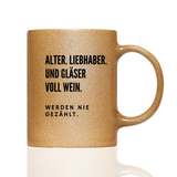 Tasse Glitzer Werden nie gezählt
