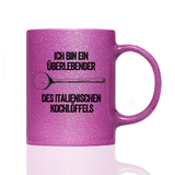 Tasse Glitzer Ich bin ein Überlebender