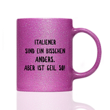 Tasse Glitzer Ein bisschen anders