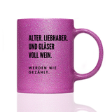 Tasse Glitzer Werden nie gezählt