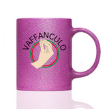 Tasse Glitzer vaffanculo geste