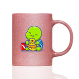 Tasse Glitzer Turtle